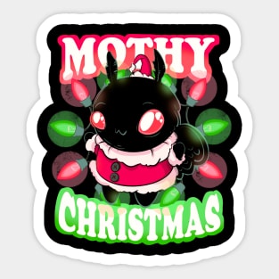 Mothy Christmas Sticker